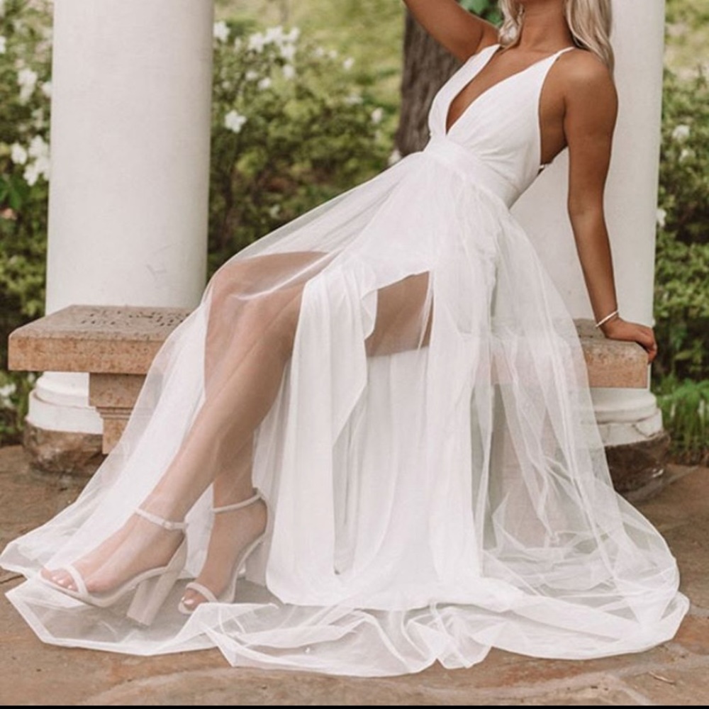 White dress